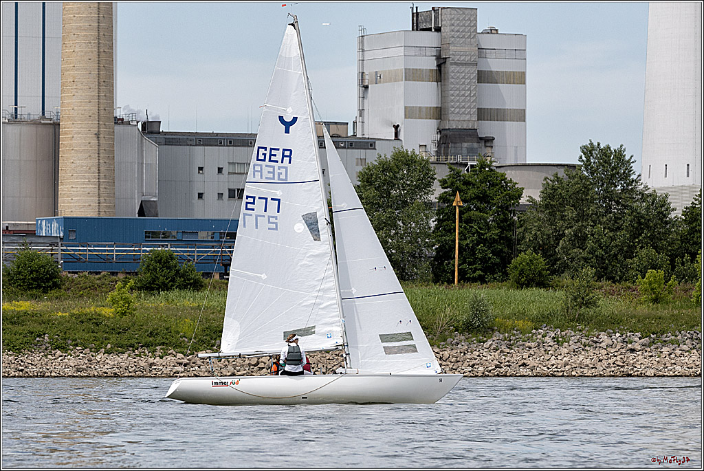 100 Jahre Rheinwoche 2022 - 1. Wettfahrt Porz - Hitdorf, 03.06.2022,